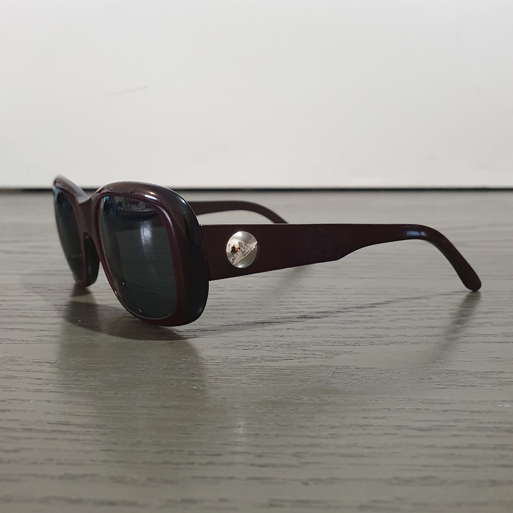 Cartier Niobe Burgundy the 90's Vintage Sunglasses Platinum Screws 🌟 51-22-135